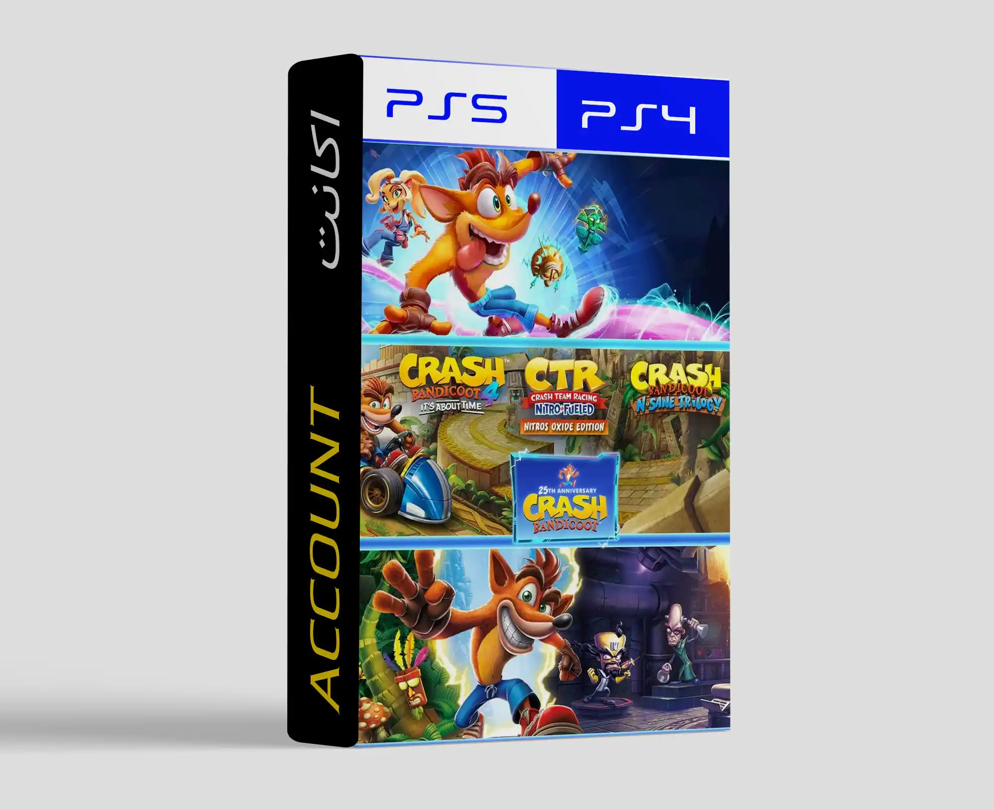 crash-bundle اکانت Crash bundleبرایPS5وPS4
