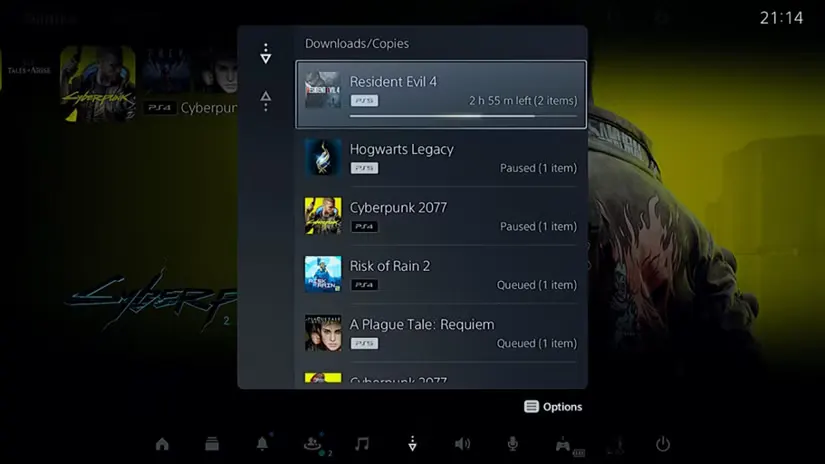 راهنمای آپدیت کنسول PS5+لینک دانلود 18 download uploads screen PS5