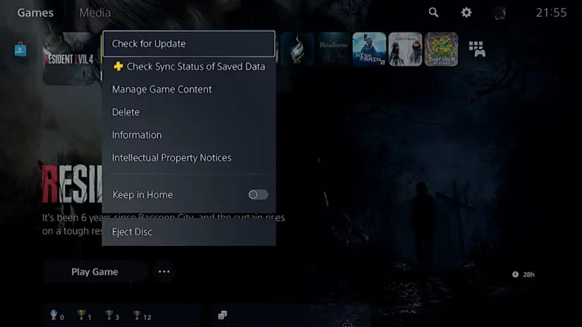راهنمای آپدیت کنسول PS5+لینک دانلود 10 game check update PS5