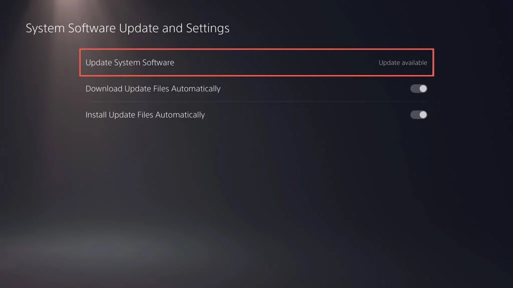 راهنمای آپدیت کنسول PS5+لینک دانلود 13 update avalable