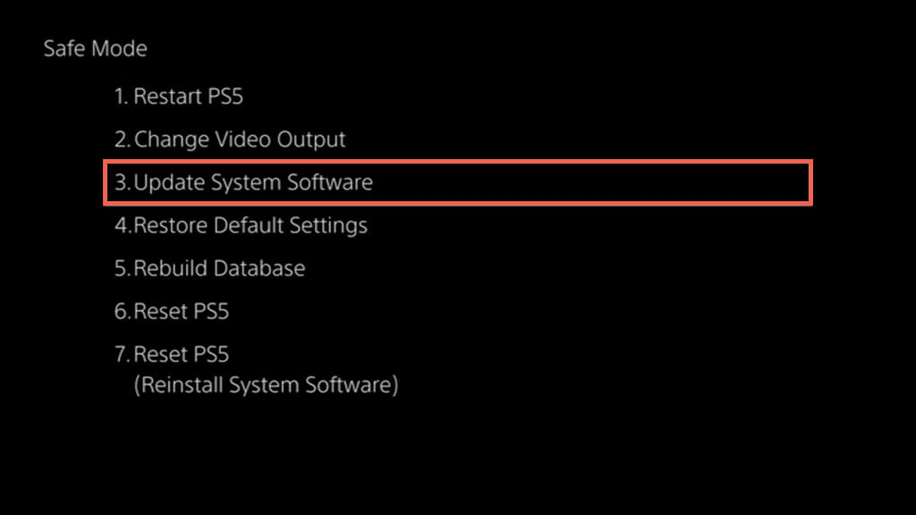 راهنمای آپدیت کنسول PS5+لینک دانلود 9 update safemode